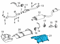 OEM Toyota Rear Insulator Diagram - 58043-0E010