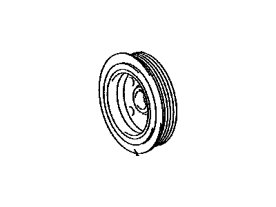 Toyota 13470-37050 PULLEY Assembly, CRANKSH