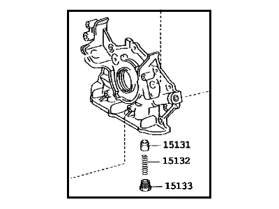 Toyota 15100-20050 Pump Assembly, Oil