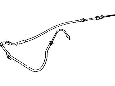 Toyota 46410-33170 Cable Assembly, Parking Brake