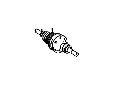 Toyota 43410-06170 Shaft Assembly, Front Drive, Right