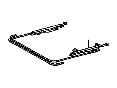 Toyota 63223-32030 Cable, Sliding Roof Drive, RH