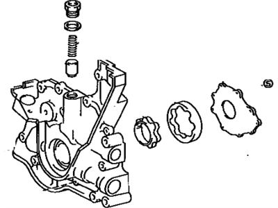 Toyota 15100-46041 Pump Assembly, Oil