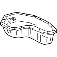 Toyota 12102-0P041 Pan Sub-Assembly, Oil, NO.2