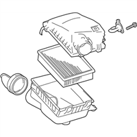Toyota 17700-0P230 Cleaner Assembly, Air W