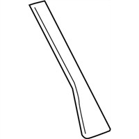 Toyota 75766-08012 Moulding, Rear Door Window Frame