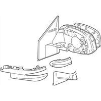 Toyota 87910-42D60 Mirror Assembly, Outer Rear View