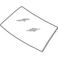 Toyota 56111-04050 Glass, Windshield