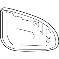 Toyota 87961-02F30 Mirror Outer, Left-Hand