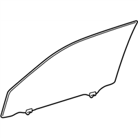Toyota 68101-35260 Glass Sub-Assembly, Front Door