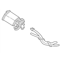 Toyota 77740-42071 Canister Assembly, Charcoal