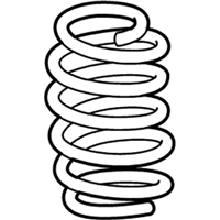 Toyota 48231-12D70 Spring, Coil, Rear