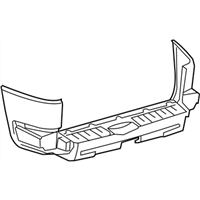 Toyota 52159-35210 Cover, Rear Bumper