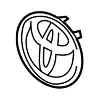 Toyota 53141-33130 Garnish, Radiator Grille