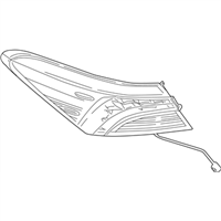 Toyota 81550-06730 Lamp Assembly, Rear Combination