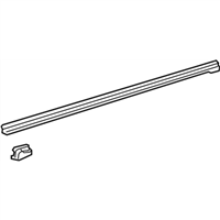 Toyota 68172-60080 Weatherstrip, Front Door