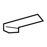 Toyota 75554-35050 Moulding, Roof Drip