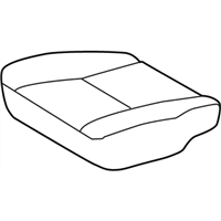 TOYOTA Genuine 71027-02270-B0 Seat Back Cover TOYOTA Genuine 71027-02270-B0 Seat Back Cover