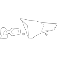 Toyota 81581-42050 Lens&Body, Rear Lamp