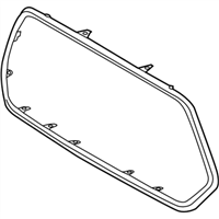 Toyota 52711-04010 Moulding, Front Bumper