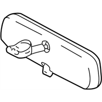 Toyota 87810-02021 Mirror Assembly, Inner Rear View