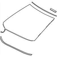 Toyota 56101-F4120 Glass Sub-Assembly, Windshield