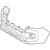 Toyota 52119-04907 Cover, Front Bumper, L