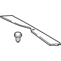 Toyota 75607-47010 Garnish Sub-Assembly, Roof