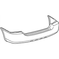 Toyota 52159-48900 Cover, Rear Bumper, L