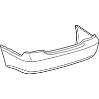 Toyota 52159-33912 Cover, Rear Bumper L/Co