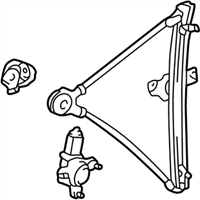 Toyota 69802-42021 Regulator Sub-Assembly