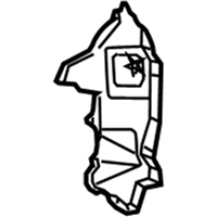 Toyota 53285-47010 Seal, Radiator Side