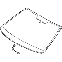 Toyota 56101-AE041 Glass Sub-Assembly, Windshield