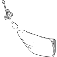 Toyota 81550-0E160 Lamp Assembly, Rear Combination