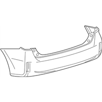 Toyota 52159-47909 Cover, Rear Bumper L/C