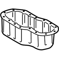 Toyota 12102-0S010 Pan Sub-Assembly, Oil, NO.2