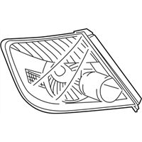 Toyota 81551-21240 Lens&Body, Rear Combination Lamp