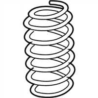 Toyota 48231-12C21 Spring, Coil, Rear