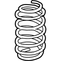Toyota 48231-12A91 Spring, Coil, Rear
