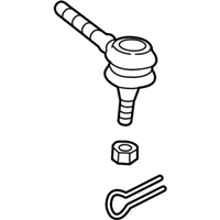 Toyota 45046-79025 End Sub-Assembly, Tie Rod