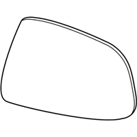 Toyota 87931-35C00 Mirror Outer, Right-Hand