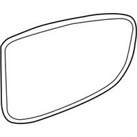 Toyota 87961-WB001 Mirror Outer, Left-Hand
