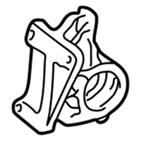 Toyota 12321-28020 Bracket, Engine Mounting