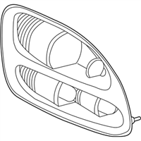 Toyota 81550-0C030 Lamp Assembly, Rear Combination
