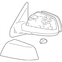 Toyota 87910-0C440 Mirror Assembly, Outer Rear View