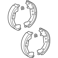 Toyota 04495-52121 Shoe Kit, Brake, Rear