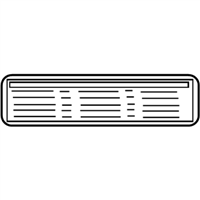 Toyota 11298-0V311 Label, Emission Control Information