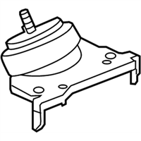 Toyota 12362-0P020 Insulator, Engine Mounting