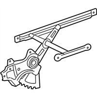 Toyota 69802-52080 Regulator Sub-Assembly