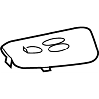 Toyota 74202-04020-B0 Panel Sub-Assembly, Front Armrest Base